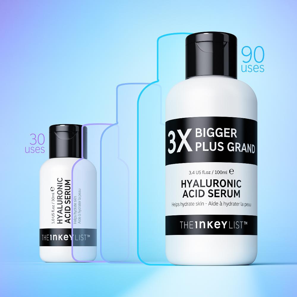 lookfantastic The INKEY List Supersize Hyaluronsäure-Serum 100 ml Discount Store für neue Produkte