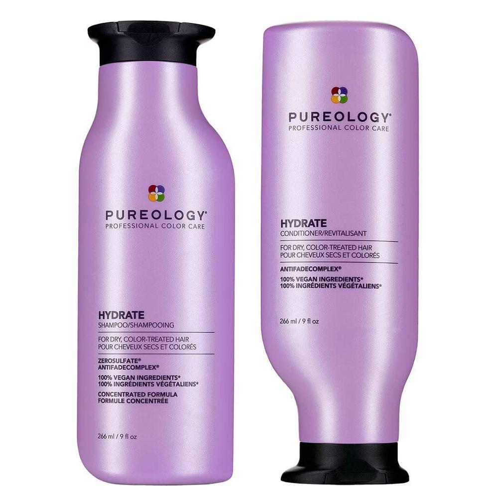 lookfantastic Pureology Hydrate Shampoo and Conditioner Moisturising Bundle for Dry Hair Sulphate Free for a Gentle Cleanse Cyber Monday