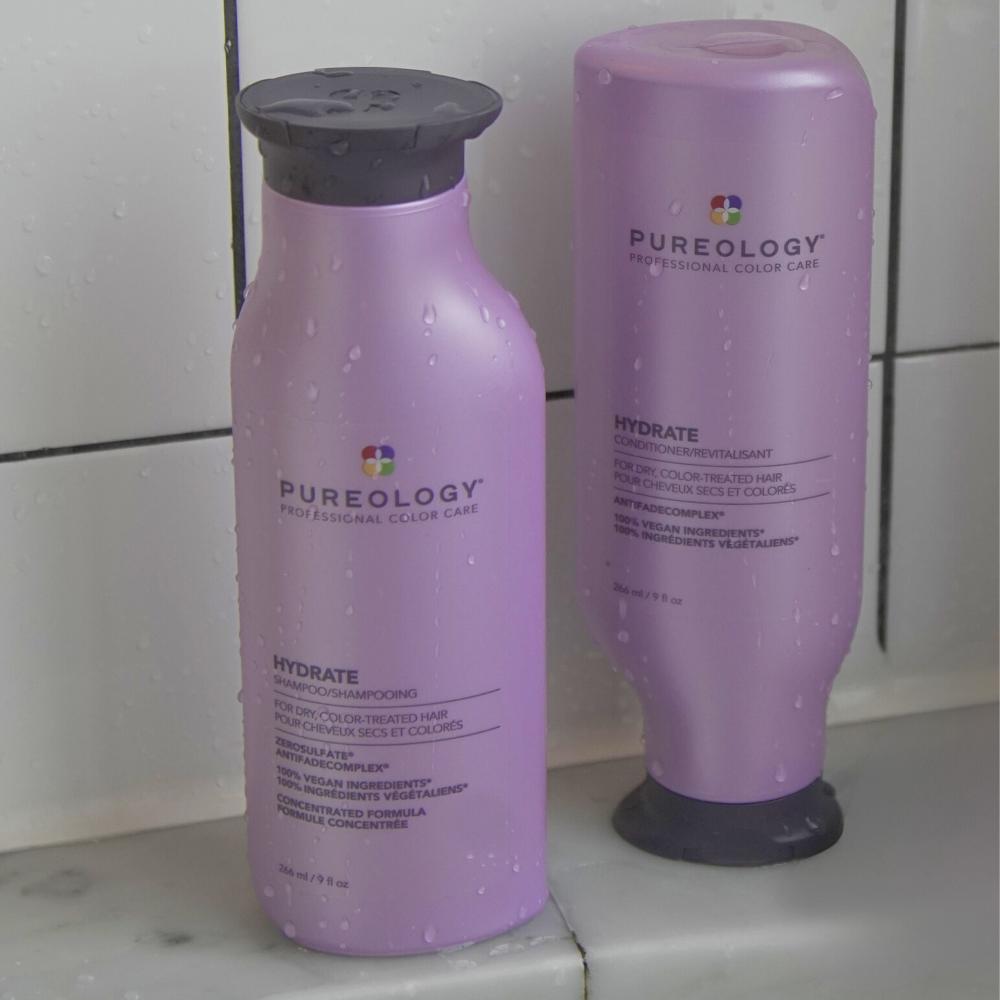 lookfantastic Pureology Hydrate Shampoo and Conditioner Moisturising Bundle for Dry Hair Sulphate Free for a Gentle Cleanse Cyber Monday