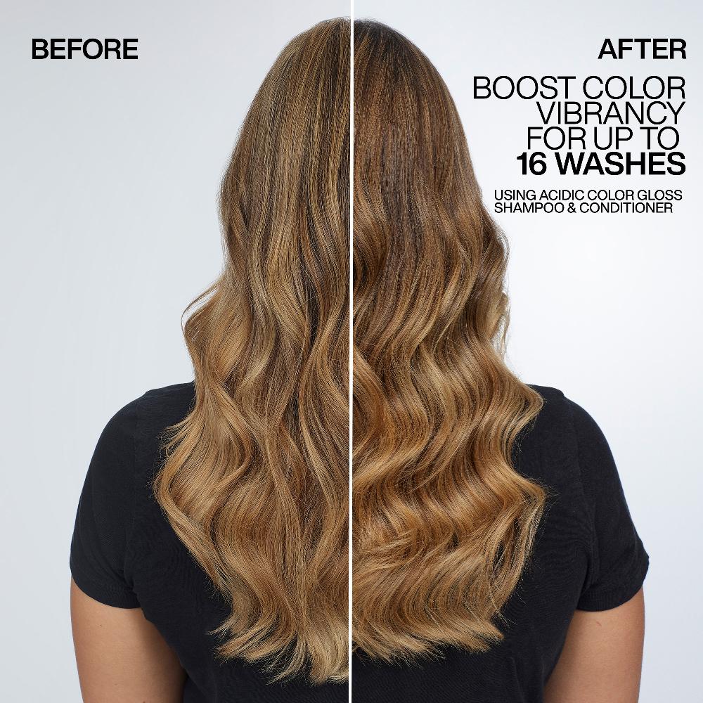 lookfantastic Redken Acidic Color Gloss Shampoo and Conditioner 300ml Colour Protection Routine for Glass-Like Shine Valentinstagsangebot