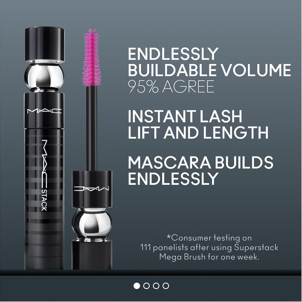 lookfantastic MAC Stack Mascara - Black 12ml 50% Rabatt mit kostenlosem Versand