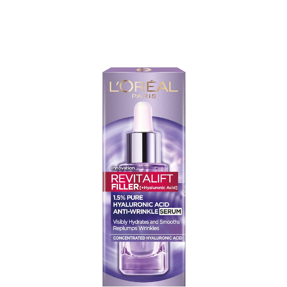 lookfantastic L'Oréal Paris 1 5 % Hyaluronsäure Revitalift Filler-Serum 30 ml Fabrikpreis