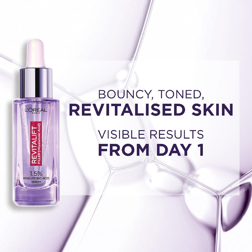 lookfantastic L'Oréal Paris 1 5 % Hyaluronsäure Revitalift Filler-Serum 30 ml Fabrikpreis