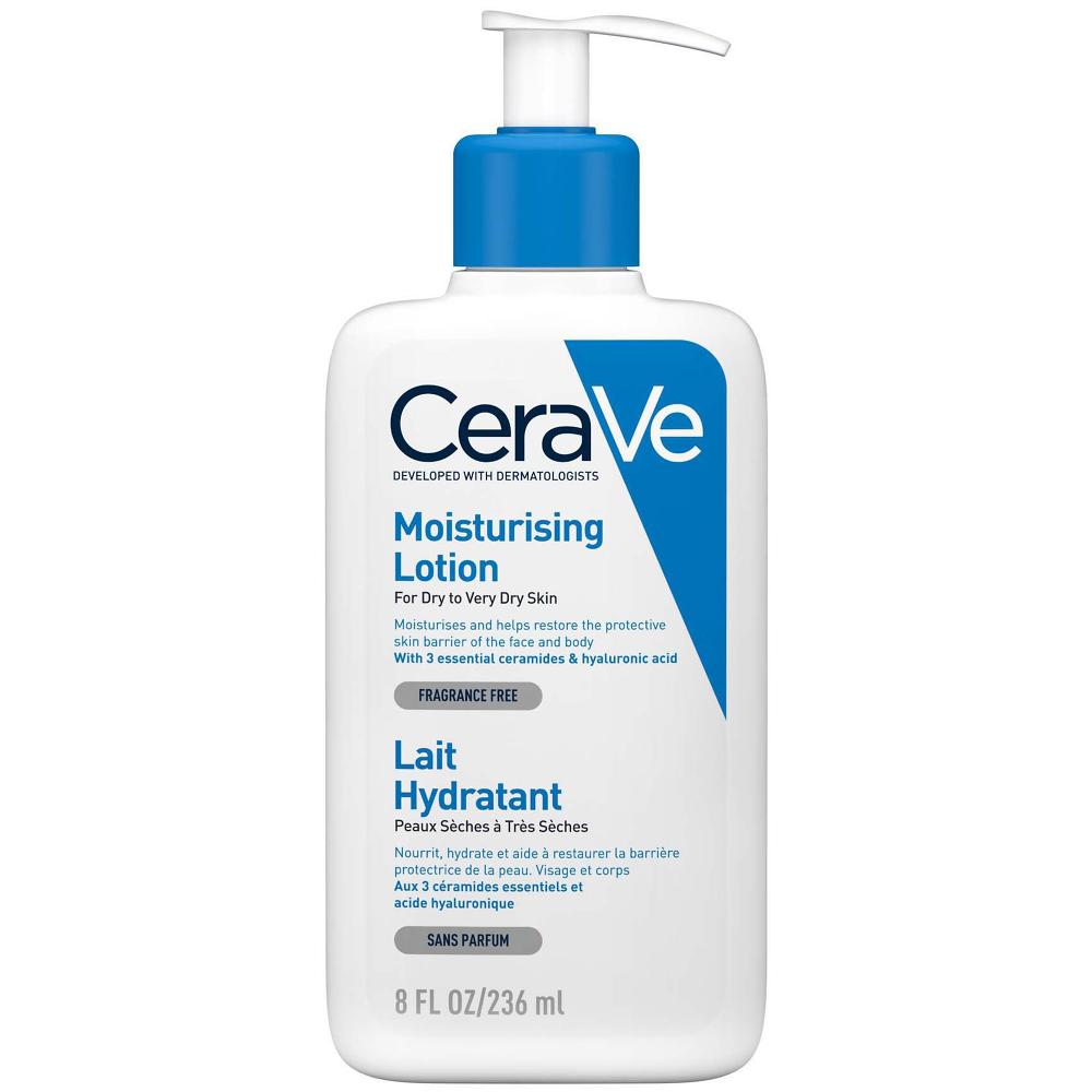 lookfantastic CeraVe Feuchtigkeitsspendende Lotion mit Ceramiden für Trockene bis Sehr Trockene Haut 236 ml