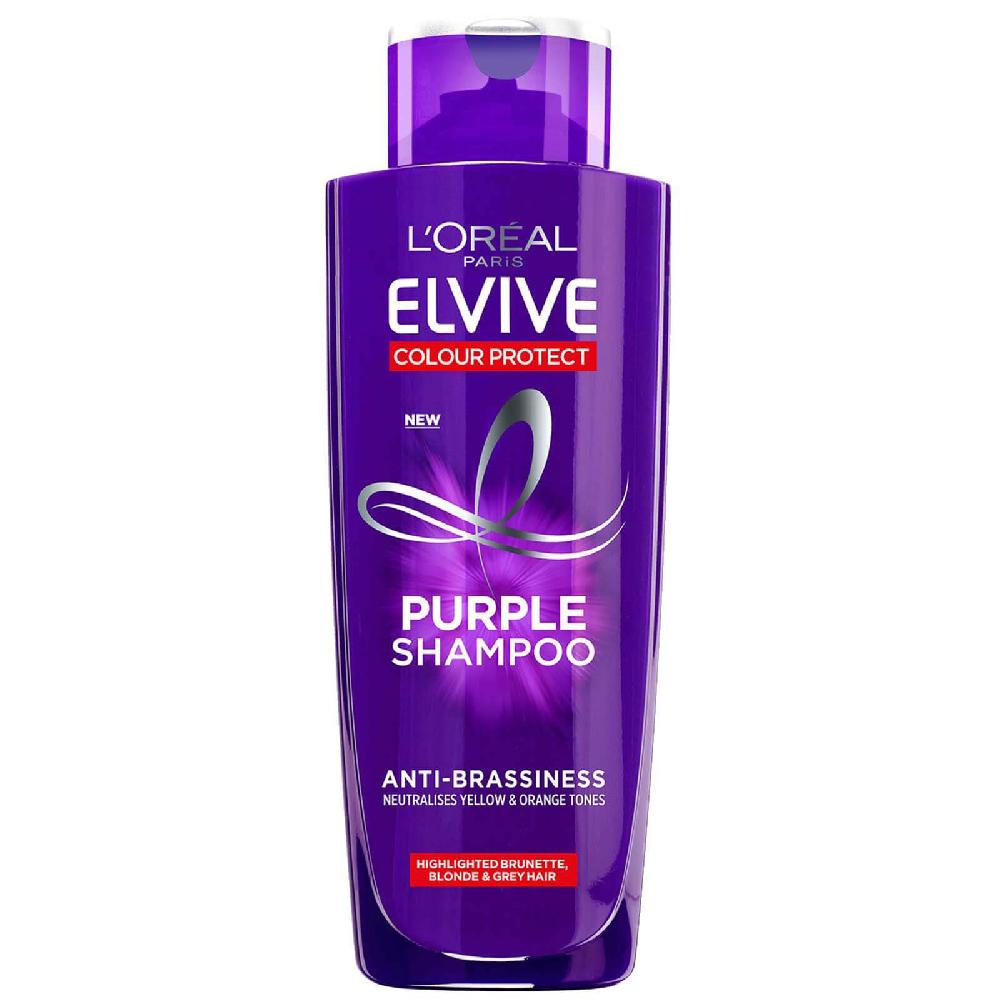 lookfantastic L'Oréal Paris Elvive Colour Protect Anti-Brassiness Purple Shampoo and Conditioner Set Bestseller
