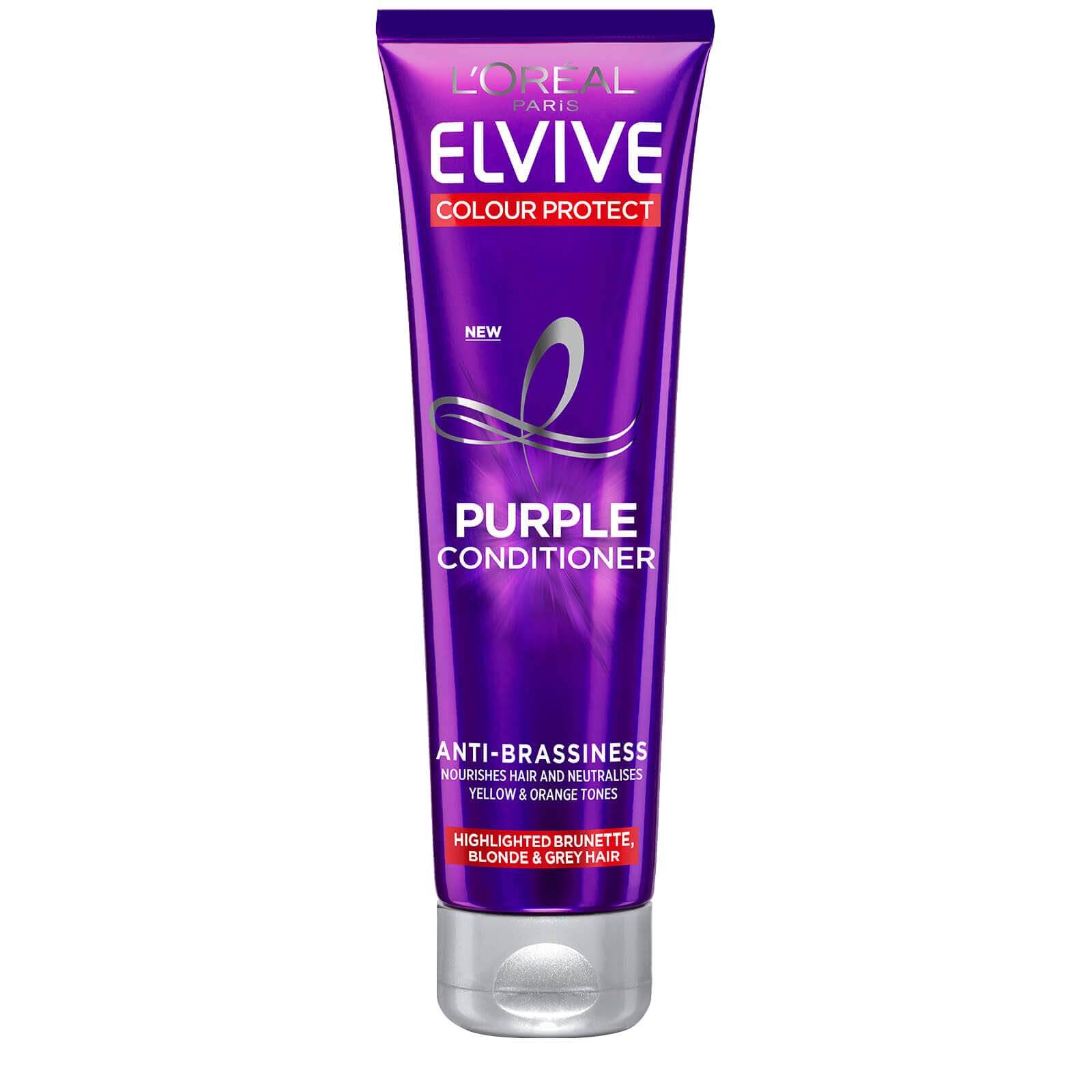 lookfantastic L'Oréal Paris Elvive Colour Protect Anti-Brassiness Purple Shampoo and Conditioner Set Bestseller