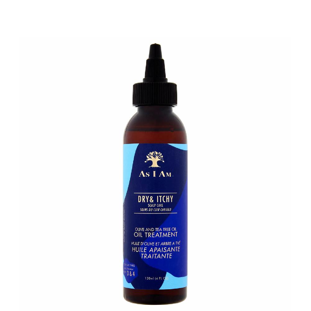 lookfantastic As I Am Pflege für Trockene und Juckende Kopfhaut Oliven- und Teebaumöl-Behandlung 120 ml
