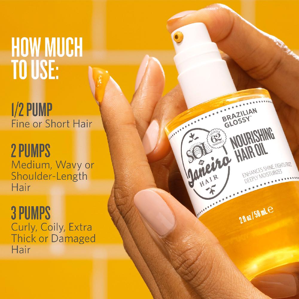 lookfantastic Sol de Janeiro Brazilian Glossy Nährendes Anti-Frizz-Haaröl 58 ml Super Rabatt
