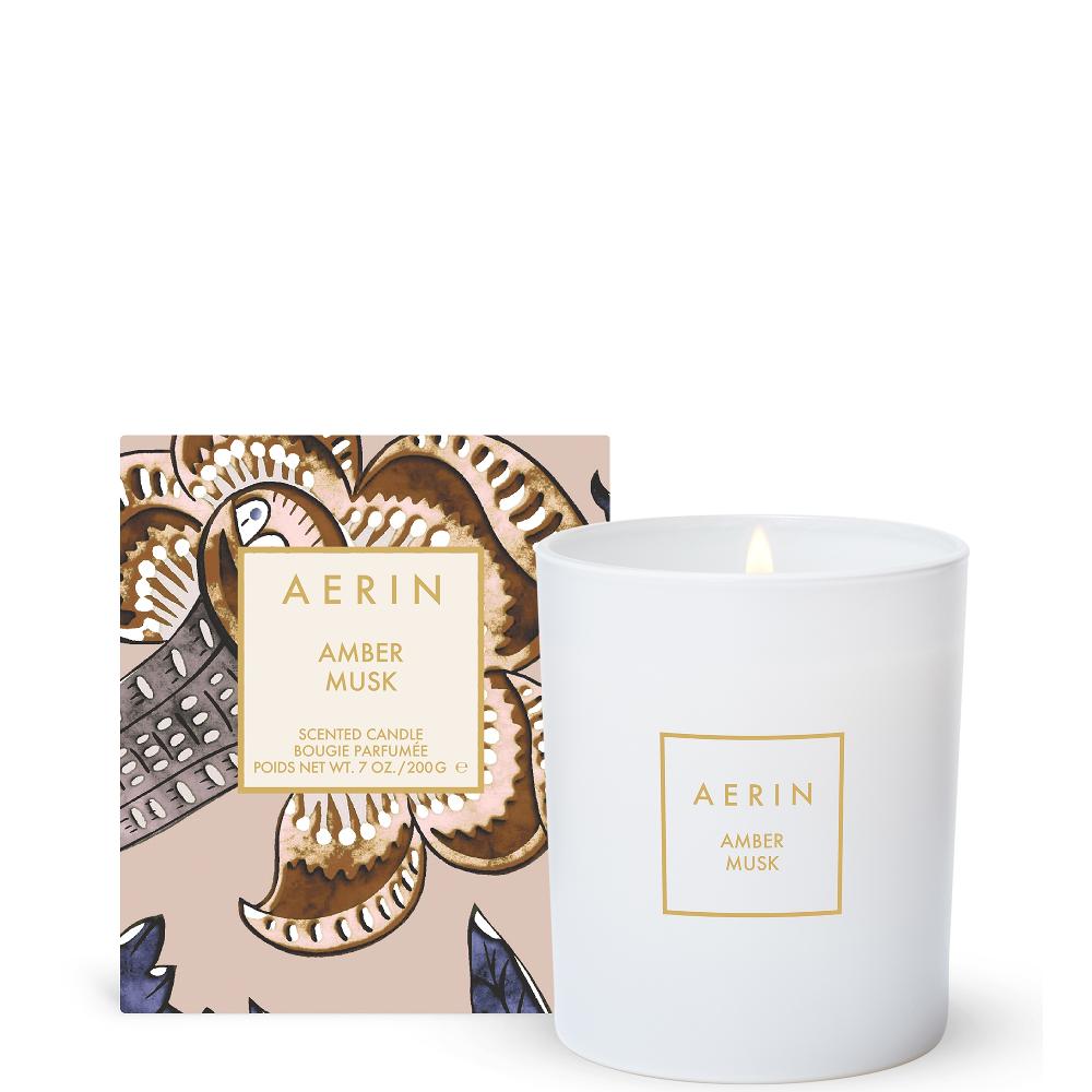 lookfantastic AERIN Bernstein-Moschus-Kerze Outlet