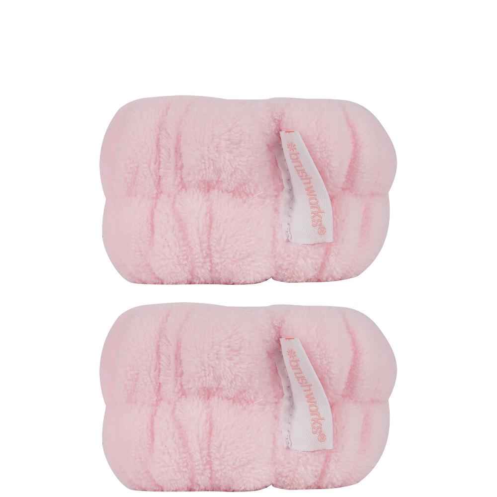 lookfantastic brushworks Microfibre Wrist Wash Bands - 2 Pack Rabatt