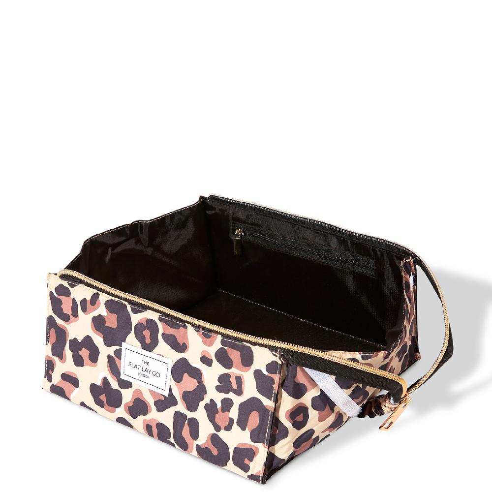 lookfantastic The Flat Lay Co. Open Flat Box Bag - Leopard Print Black Friday