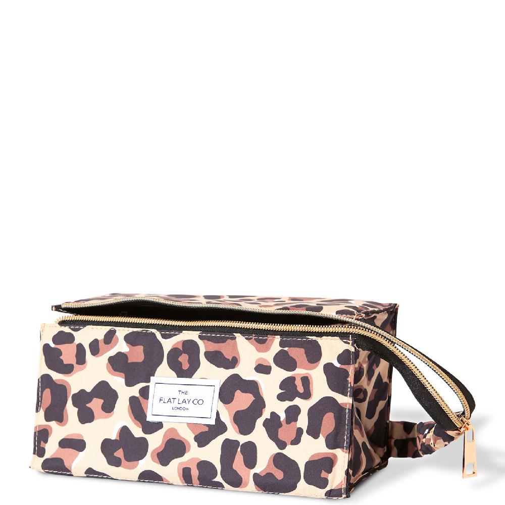 lookfantastic The Flat Lay Co. Open Flat Box Bag - Leopard Print Black Friday