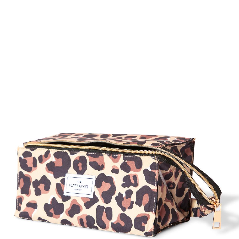 lookfantastic The Flat Lay Co. Open Flat Box Bag - Leopard Print Black Friday