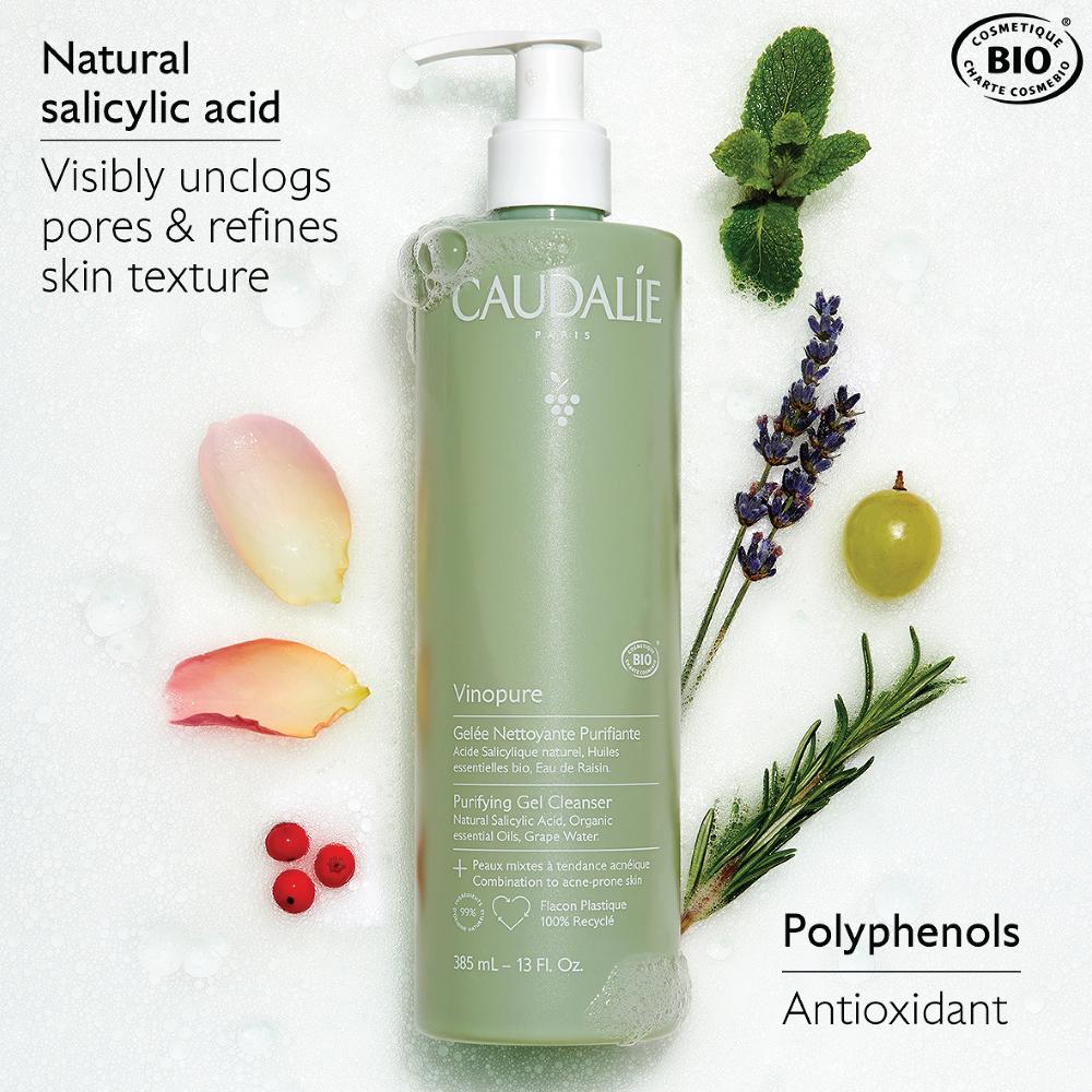 lookfantastic Caudalie Vinopure Purifying Gel Cleanser 385ml Blitzangebot