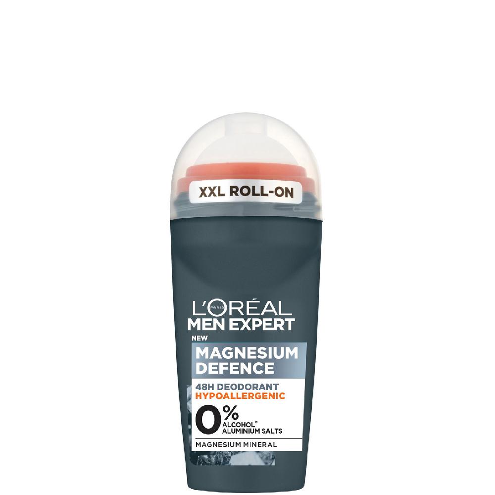lookfantastic L'Oréal Paris Men Expert Magnesium Defence Hypoallergenes 48-Stunden-Roll-On Deodorant 50 ml