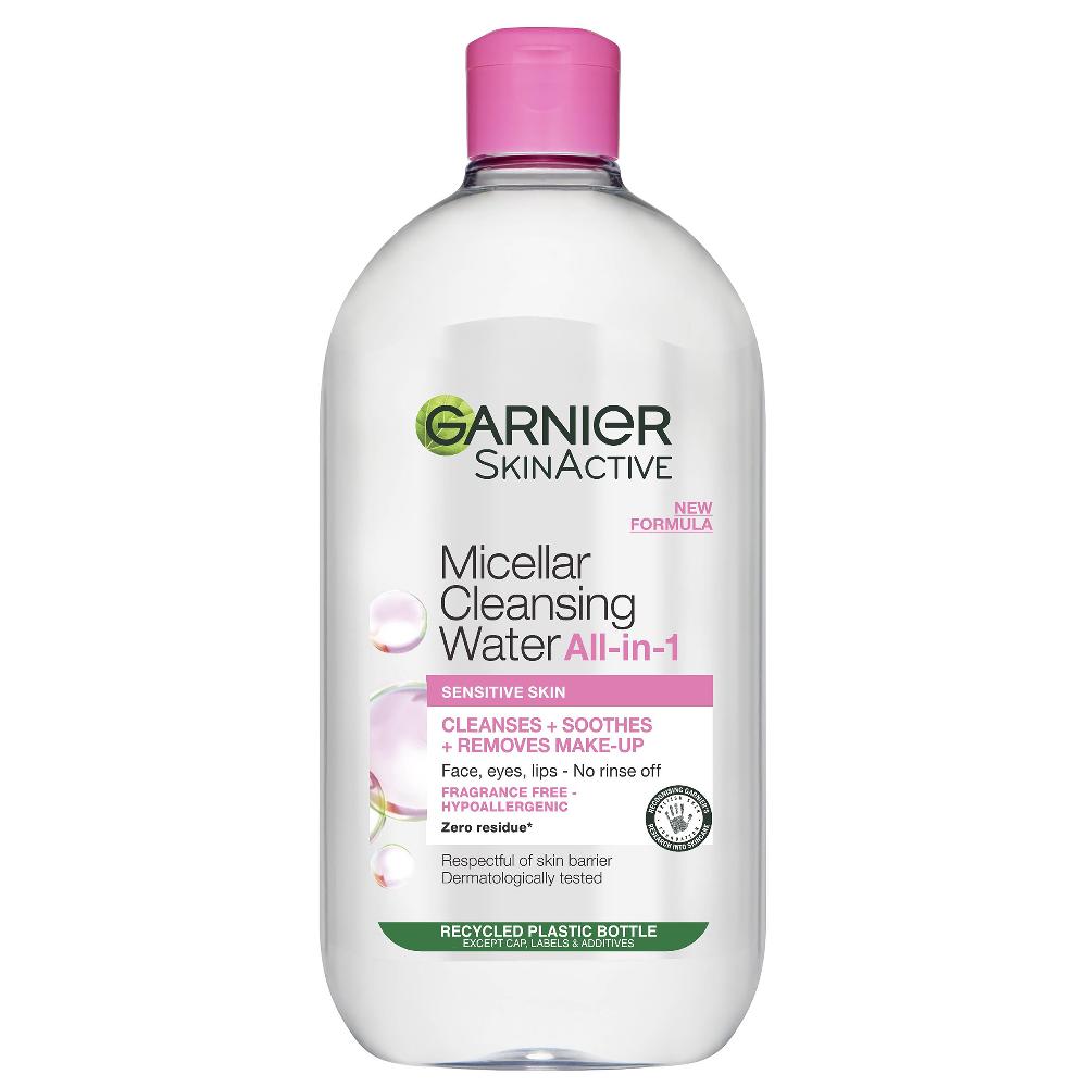 lookfantastic Garnier Mizellenwasser Gesichtsreinigung und Make-up-Entferner für Empfindliche Haut 700 ml