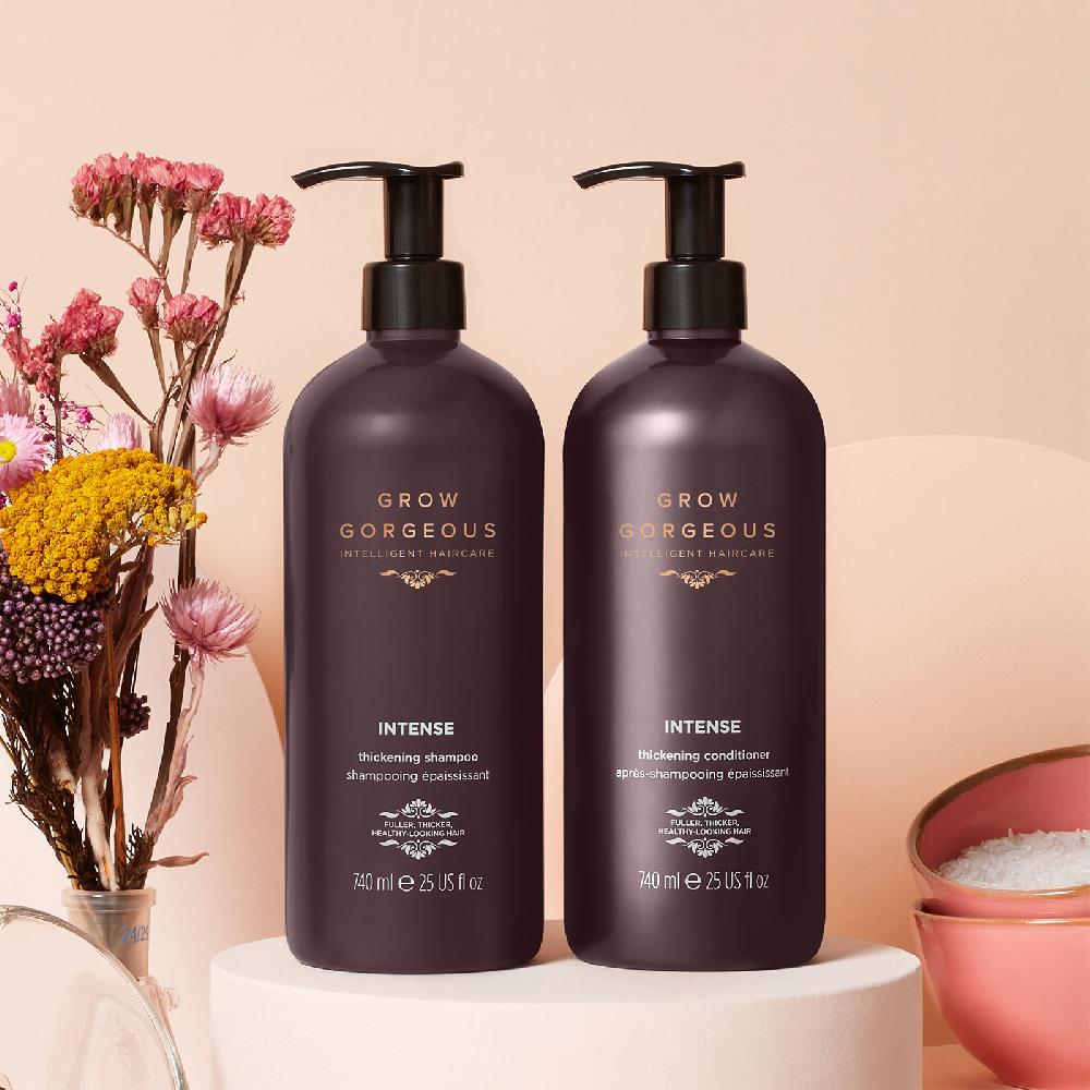 lookfantastic Grow Gorgeous Supersize Intense Thickening Shampoo and Conditioner Bundle Meist gekauft