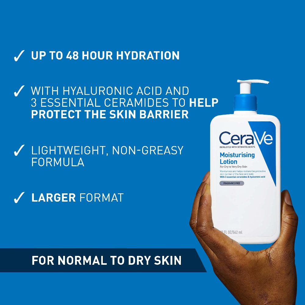 lookfantastic CeraVe Feuchtigkeitsspendende Lotion für Trockene bis Sehr Trockene Haut 473 ml Blitzverkäufe