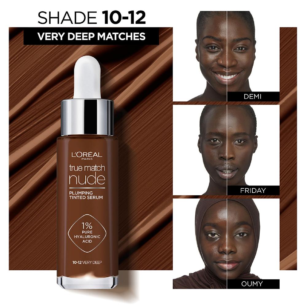 lookfantastic L'Oréal Paris True Match Nude Plumping Tinted Serum (Various Shades) Kostenloser Versand