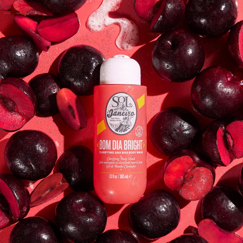 lookfantastic Sol de Janeiro Bom Dia Bright Clarifying AHA BHA Bade- und Duschgel 385 ml Begrenztes Angebot