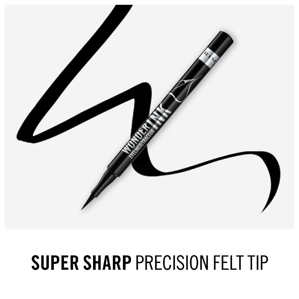 lookfantastic Rimmel Wonder'Ink Flüssiger Eyeliner - Schwarz 1 2 ml Exklusive Angebote