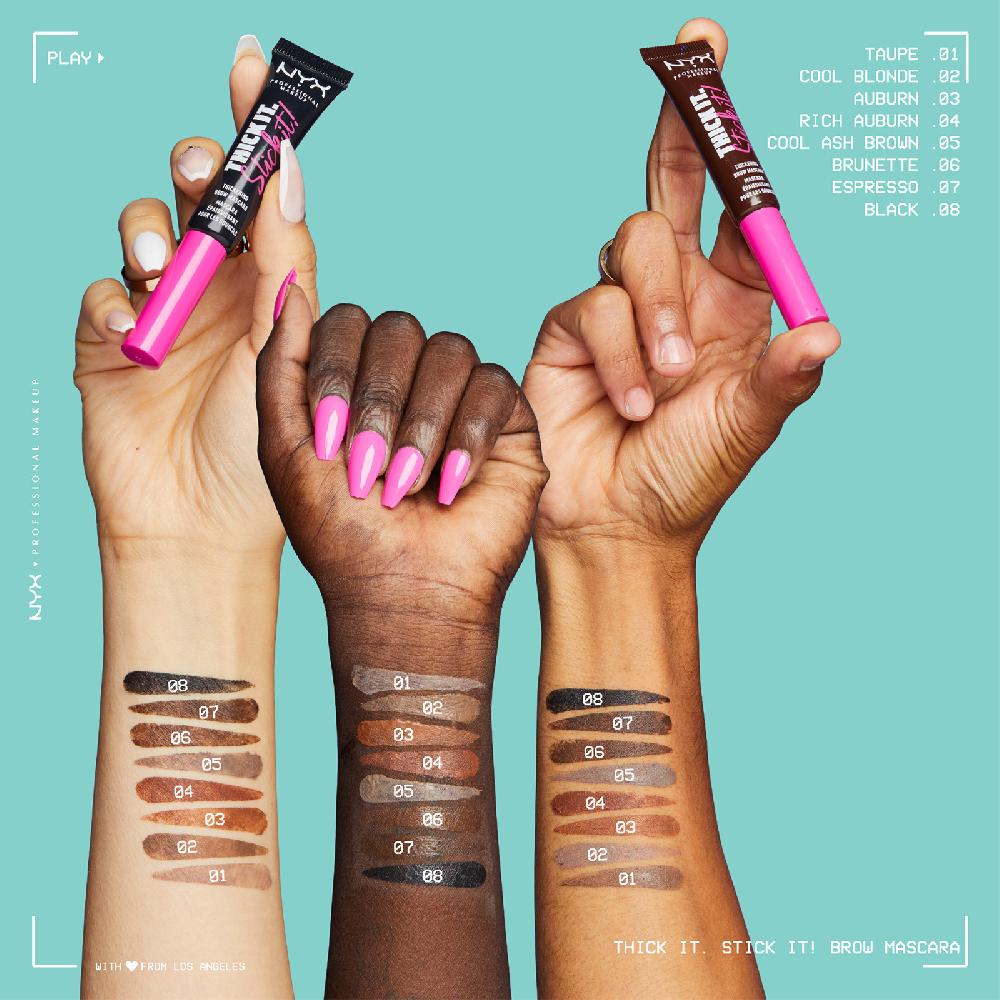 lookfantastic NYX Professional Makeup Thick It. Stick It Brow Mascara (Various Shades) Bestseller
