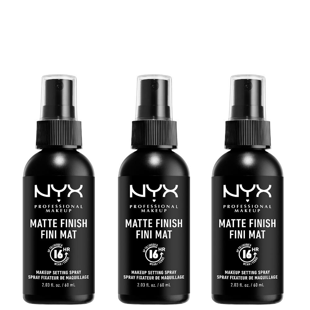 lookfantastic NYX Professional Makeup Matte Setting Spray x 3 2025