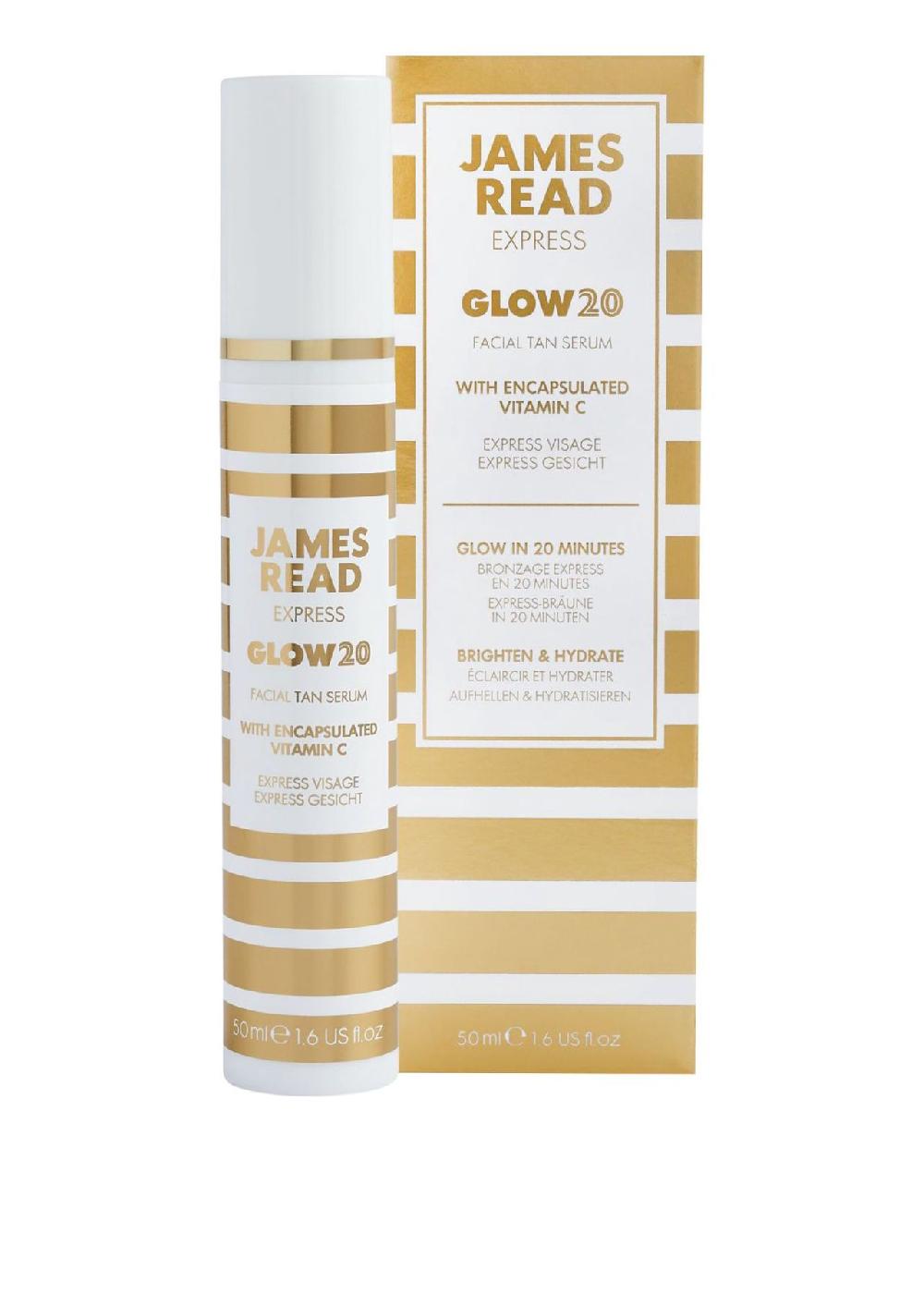 JAMES READ Selbstbräuner Gesicht Glow 20 Facial Serum Vierteljährliche Förderung