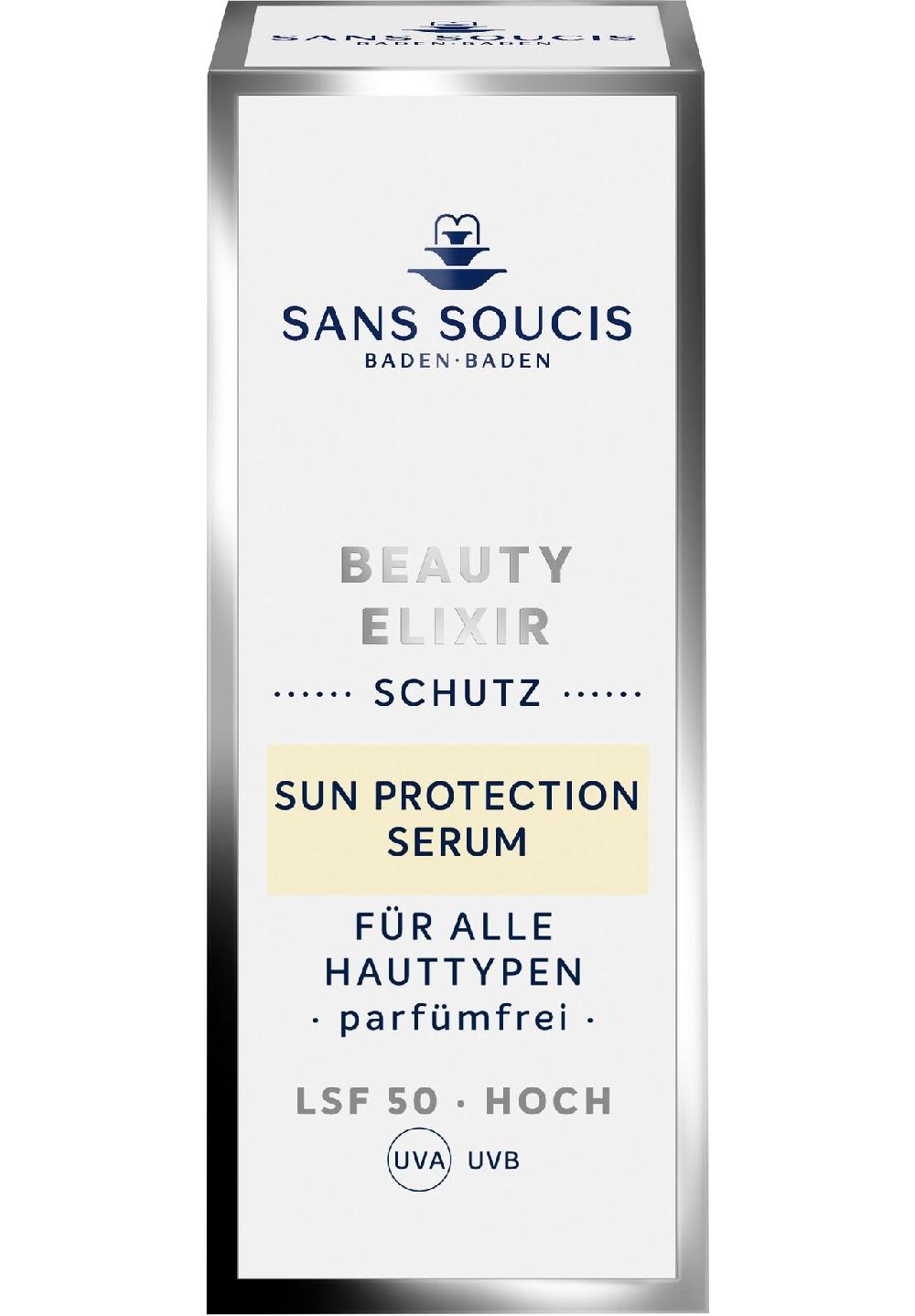 SANS SOUCIS BEAUTY ELIXIR Sun Protection Serum LSF 50 JETZT KAUFEN