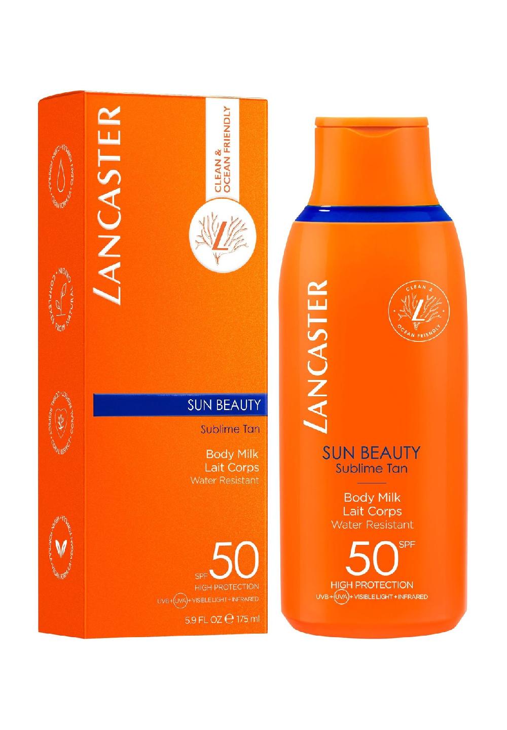 LANCASTER SUN BEAUTY Sublime Tan Body Milk 50 SPF Kostenloser Versand international
